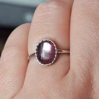 Anello con Pietra Mica naturale 