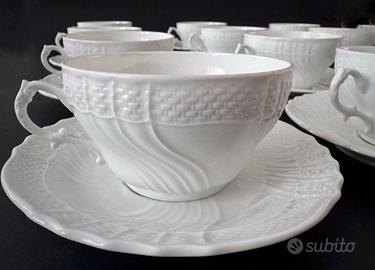 Tazza tè con piattino Vecchio Ginori - dispo 12 pz