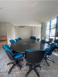 TAVOLO DA SALA RIUNIONI CON SEGGIOLE