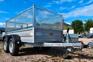Carrello rimorchio auto doppio asse