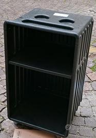 COMODINO IKEA DIDRIK NERO 2002 - 2 PEZZI (coppia)