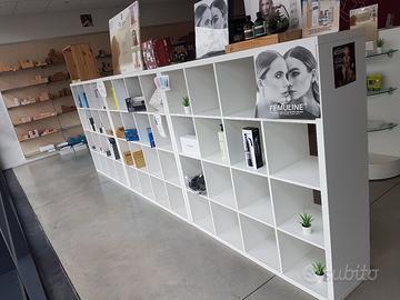 scaffale libreria bianco