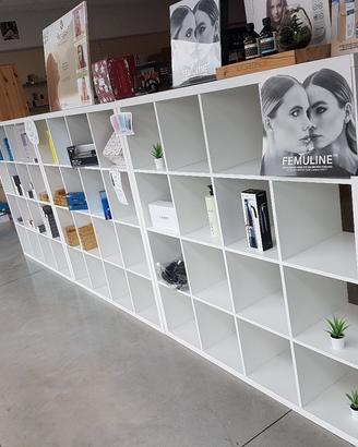 scaffale libreria bianco