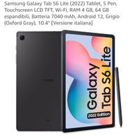 Tablet Samsung Galaxy Tab S6 Lite (2022)