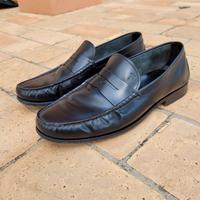 Mocassino TOD'S nero lucido elegante, usato in ott