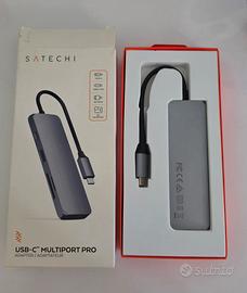 Satechi USB-C Multiport Pro ADMI 4K + USB + SD