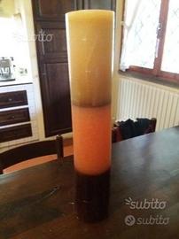 Candela gigante profumata a tre colori