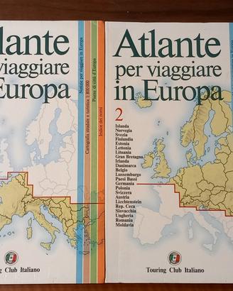 atlante per viaggiare in Europa