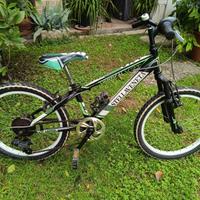 bici Mountain bike stella veneta nera verde 
