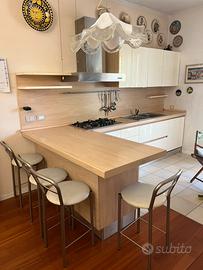 Cucina angolare moderna con penisola