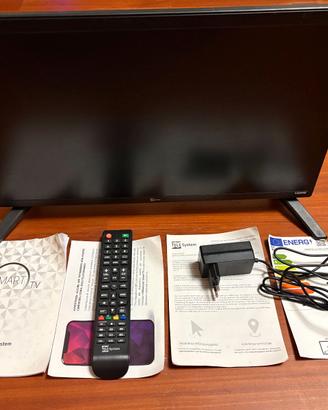 Smart tv Telesystem 22” full HD, modello LX FHD sl