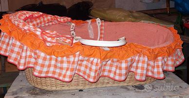 cesta in vimini neonati