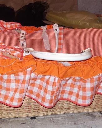 cesta in vimini neonati