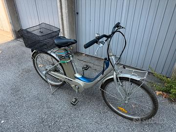 Bicicletta elettrica da ripristinare batteria