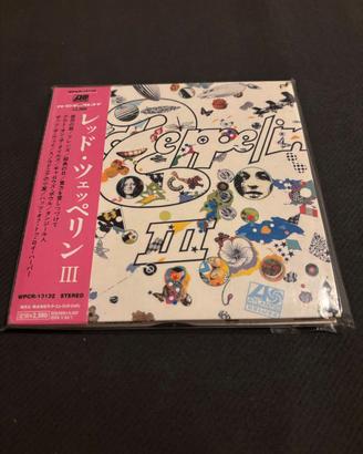 Led Zeppelin III - Japan Mini lp + OBI