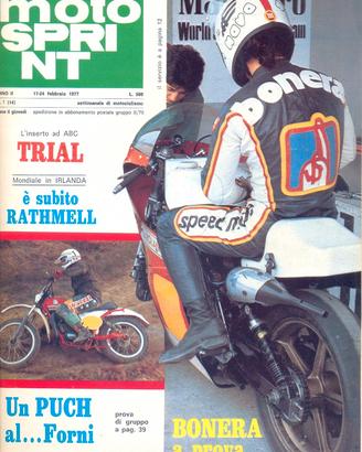Rivista MOTOSPRINT numero 7 anno 1977