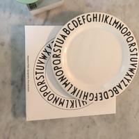 Piatto melamina di Design Letters