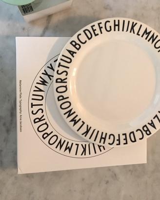 Piatto melamina di Design Letters