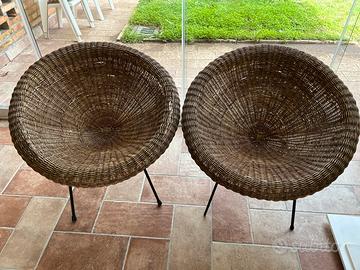 Poltrone tonde anni 60