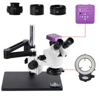 Microscopio trino full hd base estensibile top