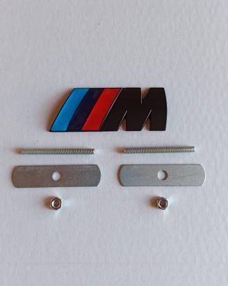 Emblema fregio BMW Msport Nero griglia anteriore