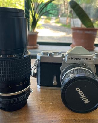 Nikkormat FT N + obiettivo *Nikkor 20mm f/2.8 + ob