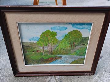 coppia di quadri di natura