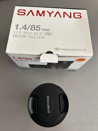 Samyang 85mm f/1.4 AS IF mount canon + sony E
