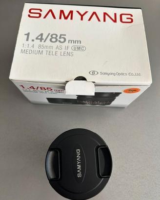 Samyang 85mm f/1.4 AS IF mount canon + sony E