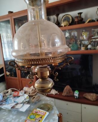 lampadario in ottone 