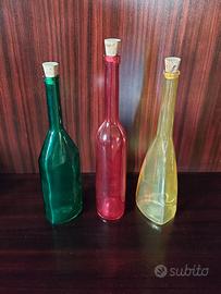 Bottiglie Colorate Vintage 