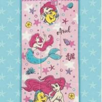 Asciugamano ariel e flounder la sirenetta disney