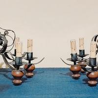 2 X Lampadario stile antico