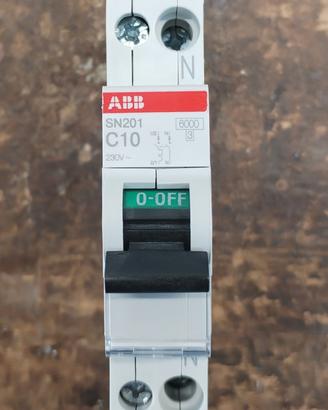 Abb magnetotermico 2x10A 