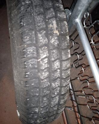 2 cerchi + gomme invernali  135/80 R13