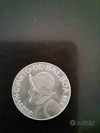 Moneta d'argento 1/4 di Balboa 1962