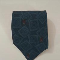 Cravatta Valentino Blu Vintage Uomo 