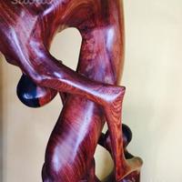 Statua in legno fatta a mano mis.1,30