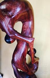 Statua in legno fatta a mano mis.1,30