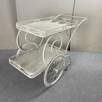 Carrello design vintage ferro battuto