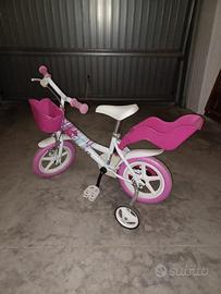 Bicicletta Barbie con rotelle