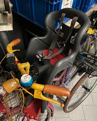 Seggiolino bici anteriore bambino