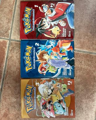 Manga Pokémon - la grande avventura vol 1-3