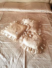 Copriletto matrimoniale in raso