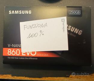 hard disk 250 GB SSD Samsung SATA 2,5"