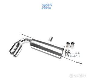 SILENZIATORE DI SCARICO PER AUDI A3 8P 05 2003- x2
