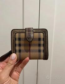 Portafoglio vintage Burberry donna