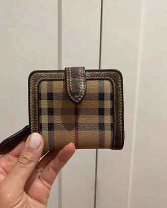 Portafoglio vintage Burberry donna
