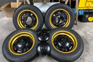 Cerchi CMR Fiat 500 Epoca + Gomme