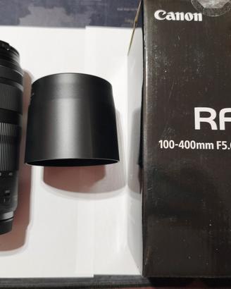 CANON RF 100-400 COME NUOVO CON ACCESSORI